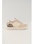 Lavinia Bej Desenli Deri Kadın Sneakers, Deri, Günlük Ayakkabı, Spor Ayakkabı 25081 1