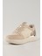 Lavinia Bej Desenli Deri Kadın Sneakers, Deri, Günlük Ayakkabı, Spor Ayakkabı 25081 3