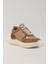 Lavinia Bej Desenli Deri Kadın Sneakers, Deri, Günlük Ayakkabı, Spor Ayakkabı 25081 3
