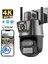 4K 9mp Hd Ip Kamera Açık 8x Zoom Üç Lens Çift Ekran Wifi Ptz Kamera 1