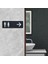 Wc Yönlendirme Tabelası | Siyah Modern Tabela 2