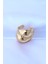 Pirinç Gold Renk Ayarlanabilir Damla Yüzük - TJ-BYK3174 2