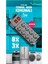Isıya Dayanıklı Termal Akım Korumalı 2 Metre 16A 4000 W 8 Li Uzatma Kablolu Priz 3x USB Girişli 4