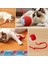 Teknoliman® Şarjlı Otomatik Hareketli Kedi Köpek İçin 360 Derece Dönen Interaktif Akıllı Oyun Topu 1