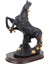 Lüks Modern Sanat Reçine At Biblo Heykel Ev Ofis Hediyesi Vitrin Konsol Süsü Dekoratif Obje 24 cm . 3