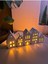 5’li Ev Tealight Beton Mumluk Seti Beyaz (Tealight Dahil Değildir) 1