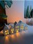 5’li Ev Tealight Beton Mumluk Seti Beyaz (Tealight Dahil Değildir) 2