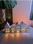 5’li Ev Tealight Beton Mumluk Seti Beyaz (Tealight Dahil Değildir) 3