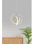 Modern Eskitme Sarkıt LED Avize, Alüminyum, 3 Başlık, 25x70, Şık ve Işıltılı Tasarım 1