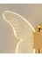 Modern Tasarım Butterfly Kelebek Tavana Sıfır LED Avize Gold Sarı Ledli Avize 2