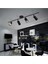 Modern Siyah 4'lü LED Spot Set, Mutfak ve Kafe İçin Şık Aydınlatma 1