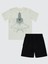 Civil Erkek Çocuk Şortlu Takım 2-5 Yaş Ekru 2
