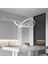 Sonsuzluk Model Tekli Sarkıt LED Beyaz Işık Ultra Power LED Avize Salon Mutfak Oda Hol Ledli Avize 3