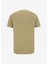 Bisiklet Yaka Baskılı Haki Erkek T-Shirt PBF5SM-TST9547 2