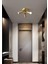 Modern Avize Plafonyer Tavana Sıfır Eskitme Gold 3 Lü Avize 1