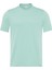 lvgms5k159pwb-wo - su yeşili yuvarlak yaka normal düz erkek t-shirt 1
