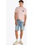 Bisiklet Yaka Pembe Erkek T-Shirt DM0DM20806TH3 Tjm Rlx Varsıty Grph 1