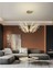 Exclusive Collection Luxury Modern Kelebek Sarkıt LED Avize Gold Sarı Kademeli 3 Renk 4