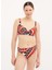 Kırmızı - Siyah - Beyaz Kadın Bikini Takım 251020 1