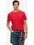 Bisiklet Yaka Kırmızı Erkek T-Shirt M1012140A-F7L_CLASSIC Essentıal Tee 2