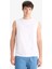 %100 Pamuk Regular Fit Bisiklet Yaka Baskılı Atlet E5188AX25SM 3