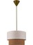 71-80 cm Jüt Pasta Tekli Sarkıt Avize EJ44 1 Bej Salon / Oturma Odası 30 Kumaş E27 Modern 4