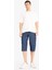 %100 Pamuk Hafif Kumaş Regular Fit Jean Uzun Bermuda Şort F4222AX25SM 2