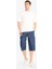 %100 Pamuk Hafif Kumaş Regular Fit Jean Uzun Bermuda Şort F4222AX25SM 3