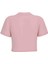 V4YI20KCDH1G66B Colette Crop Tee Pembe Yuvarlak Yaka Box Fit Desenli Kadın T-Shirt 2