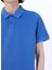 Düz Saks Erkek Polo T-Shirt J4SM-TST7232 4