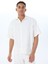 Geniş Fit Krem Erkek Gömlek 12271066_JORPAROS Oversızed Shırt S 3