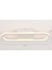 Modern oval LED plafonyer, şık ve enerji tasarruflu koridor aydınlatması 2