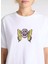 VN000NXCWHT1-ETHEREAL Os Ss Beyaz Yuvarlak Yaka Normal Düz Kadın T-Shirt 3