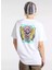 VN000NXCWHT1-ETHEREAL Os Ss Beyaz Yuvarlak Yaka Normal Düz Kadın T-Shirt 4
