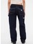 Yüksek Bel Düz Paça Relaxed Lacivert Kadın Denim Pantolon Go Zıp Carpenter Pan - Co Rufus Rg 5