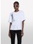Bisiklet Yaka Beyaz Kadın T-Shirt 3I1XL106R 2