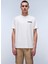 NP0A4ILX2061-S-VIGNONI Back Ss Beyaz Relaxed Erkek T-Shirt 1