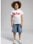 Baskılı Açık Beyaz Erkek Çocuk T-Shirt 252 Lcb 242001 1