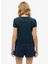 Bisiklet Yaka Lacivert Kadın T-Shirt W1011652A 4