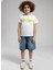 Baskılı Açık Beyaz Erkek Çocuk T-Shirt 252 Lcb 242002 1