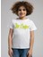 Baskılı Açık Beyaz Erkek Çocuk T-Shirt 252 Lcb 242002 2