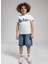 Baskılı Beyaz Erkek Çocuk T-Shirt 252 Lcb 242001 1
