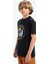 Düz Siyah Erkek Çocuk T-Shirt EQBZT04836-EVO Three Seas Ss Yth 2