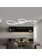Şık Sarkıt LED Avize, Beyaz Işık, Modern Tasarım, 65x40, Alüminyum, Tekli Aydınlatma 2