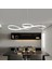 Şık Sarkıt LED Avize, Beyaz Işık, Modern Tasarım, 65x40, Alüminyum, Tekli Aydınlatma 3