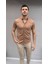 Düz Slim Fit Kısa Kol Gömlek 3