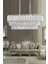 Palmira 75 x 35 Lik Kristal Taşlı Lüks Avize - (Gümüş-Yaldız) 1