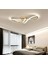 Luxury Tasarım Plafonyer LED Avize Gold Sarı 1
