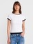 31859 Çift Görünümlü T-Shirt-Beyaz 1