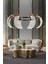 Karlos 8 Li Yuvarlak 11 Watt Ledli Modern Tasarım Oturma Odası Salon Sarkıt Avize 1